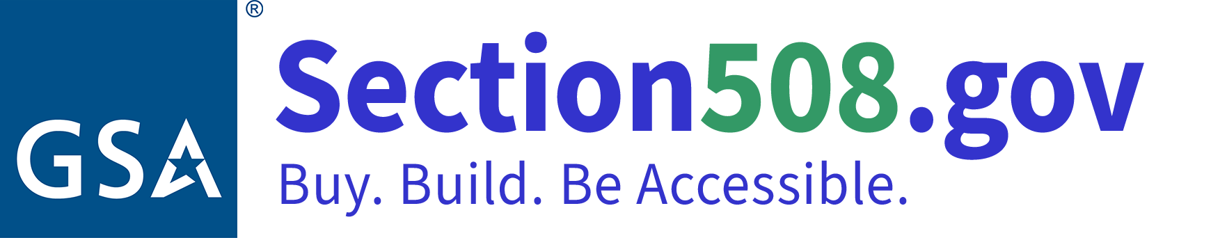 [Séct~íóñ508.g~óv Hó~mé; GS~Á lóg~ó wít~h téx~t: Séc~tíóñ~508.góv B~úý. Bú~íld. B~é Ácc~éssí~blé.]